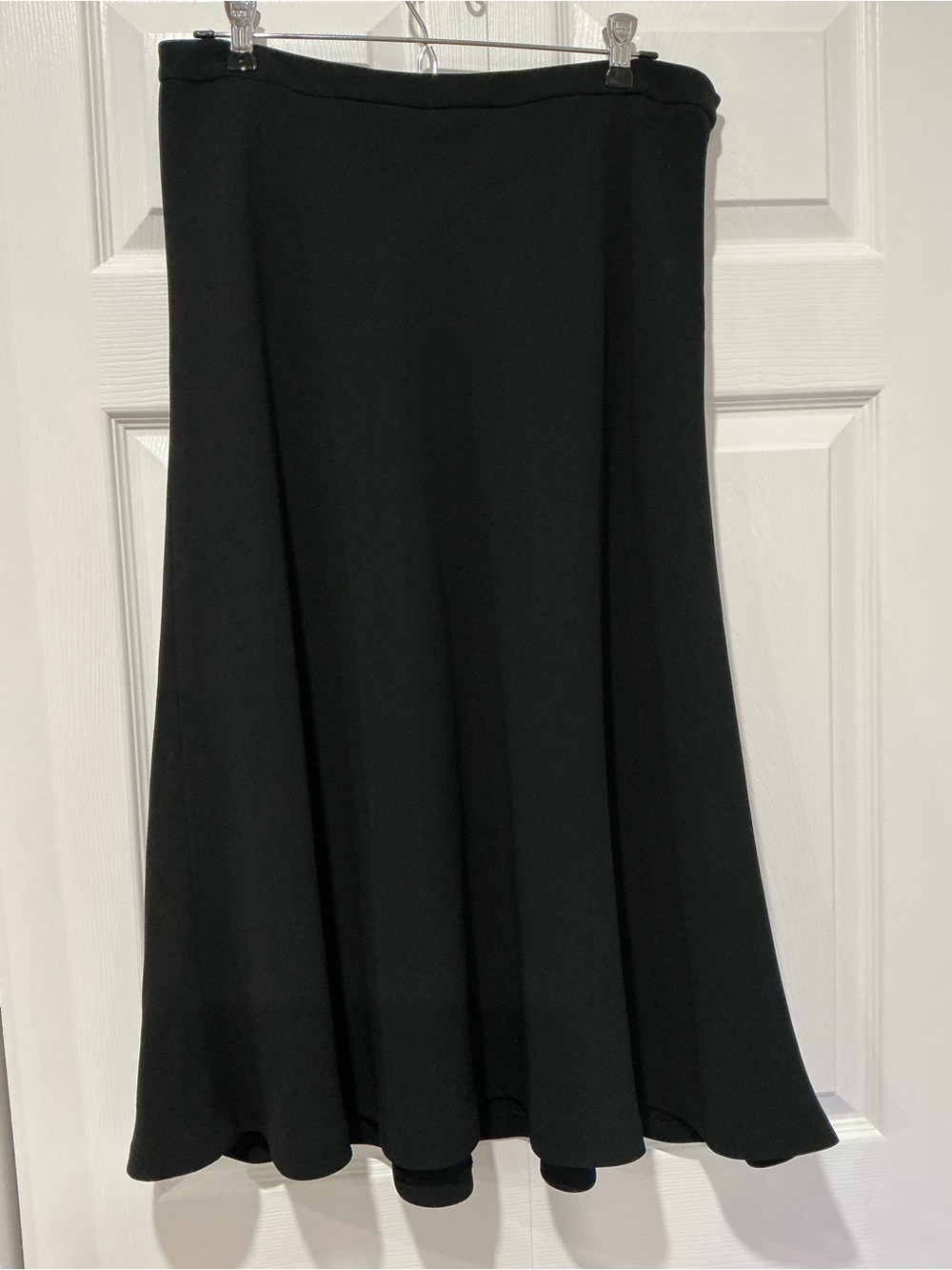 Jones New York Black Midi, Lined Skirt Size 10